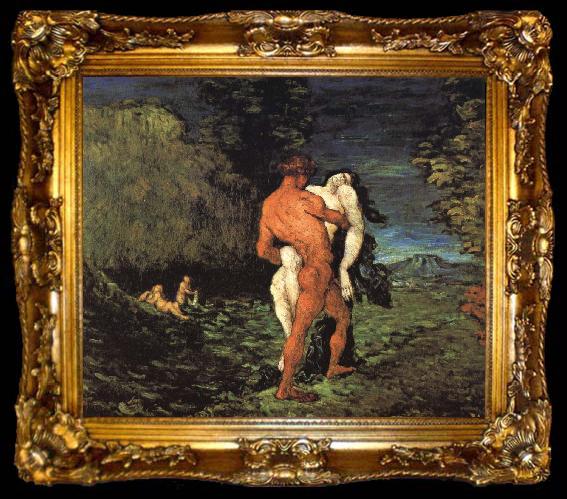 framed  Paul Cezanne hostage, ta009-2